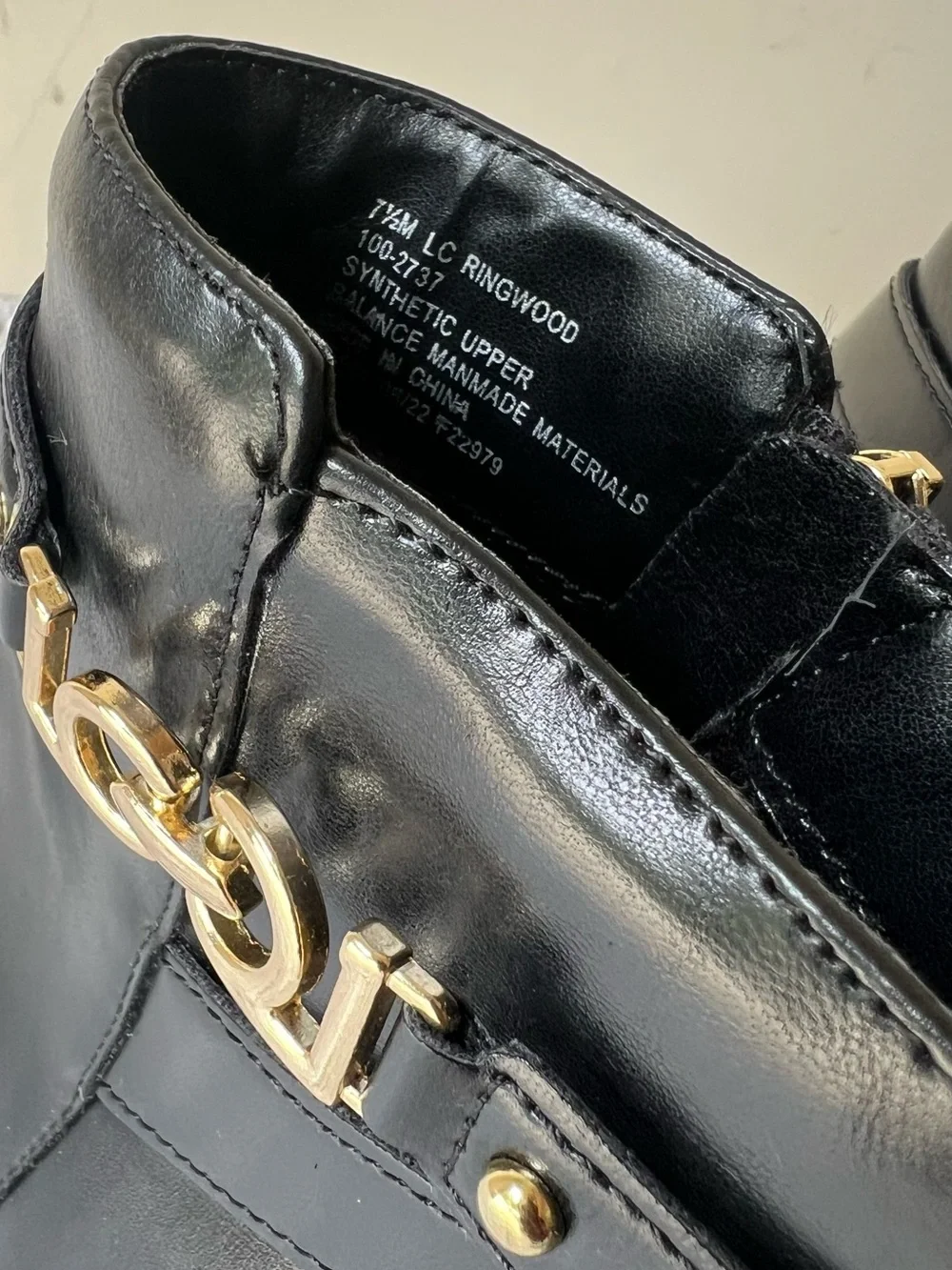 Liz Claiborne LC Ringwood Ankle Boots Black US 7.5 Like New